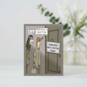 Employee Drug Testing Post Card
