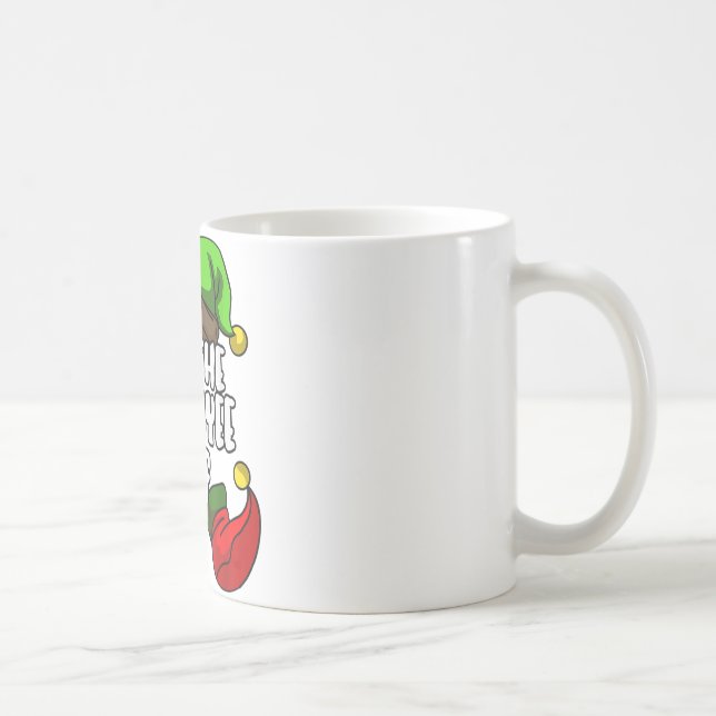 Employee Elf Matching Family Group Christmas Party Coffee Mug (Right)