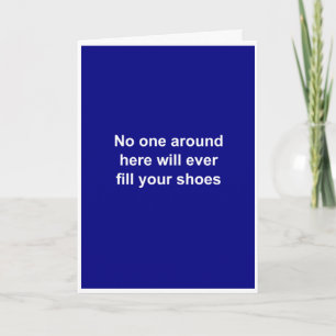 employee goodbye card