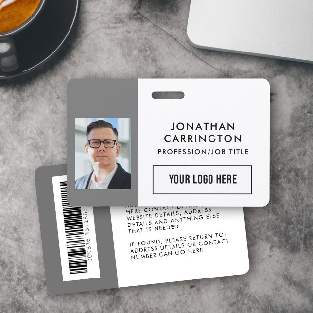 Employee ID Custom Photo Logo Badge ID Badge (Creator Uploaded)