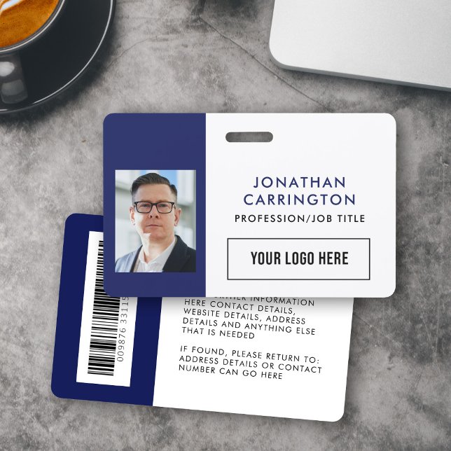 Employee ID Custom Photo Logo Badge ID Badge (Creator Uploaded)
