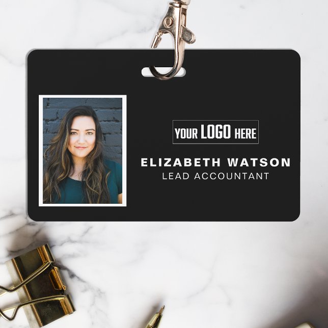 Employee ID Custom QR Code With Your Logo Company Badge (Creator Uploaded)