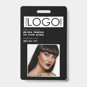 Employee ID Photo Company Identification Badge