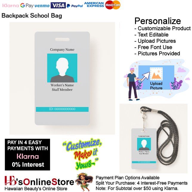  Employee ID Workers Employee Staff Member Badge 2 ID Badge (Employee ID Workers Employee Staff Member Badge 2.)