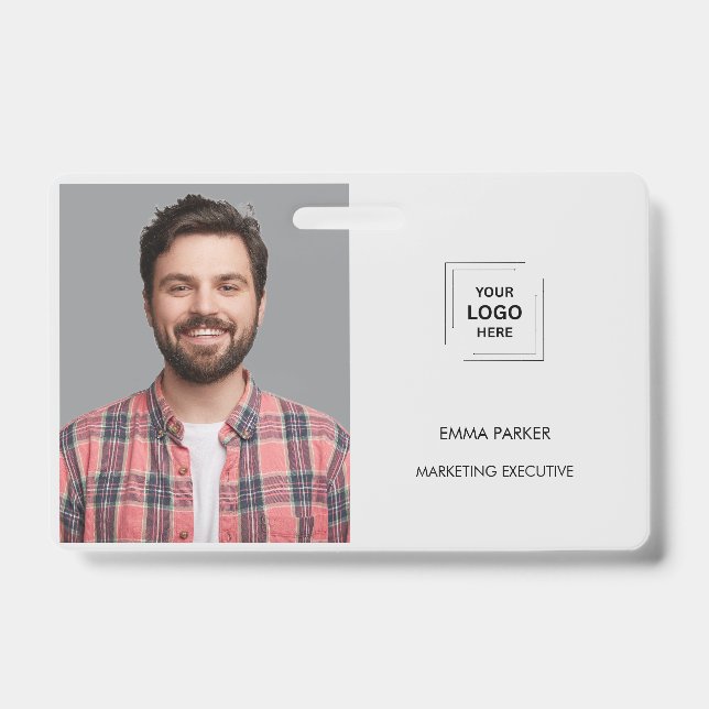 Employee Identity Corporate Access Design ID Badge (Front)