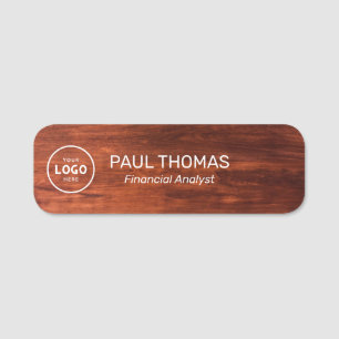 Employee Job Title Modern Professional Magnetic  Name Tag
