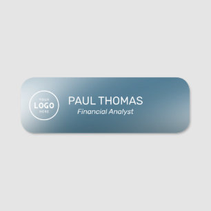 Employee Job Title Modern Professional Magnetic  Name Tag