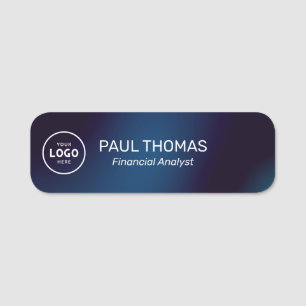 Employee Job Title Modern Professional Magnetic  Name Tag