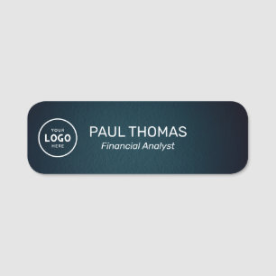 Employee Job Title Modern Professional Magnetic  Name Tag