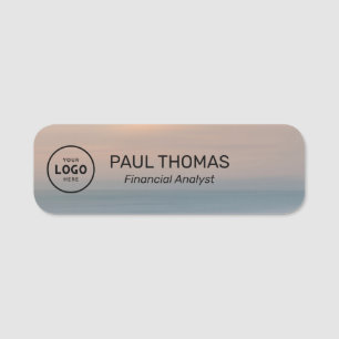 Employee Job Title Modern Professional Magnetic  Name Tag