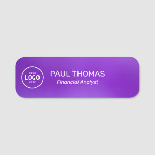 Employee Job Title Modern Professional Magnetic  Name Tag
