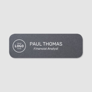 Employee Job Title Modern Professional Magnetic Name Tag