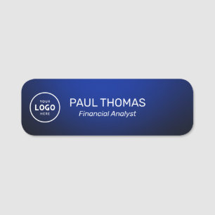 Employee Job Title Modern Professional Magnetic  Name Tag