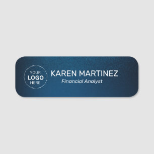 Employee Job Title Professional Magnetic Name Tag