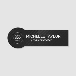 Employee Job Title Professional Magnetic Name Tag