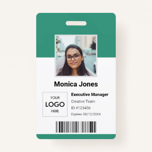Employee Logo Photo ID Badge