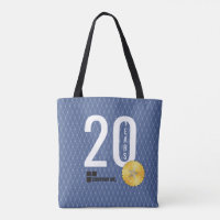 Employee milestone anniversary 20 year gift tote
