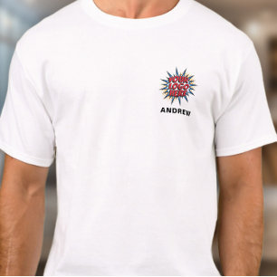 Employee Name and Logo Upload Template - T-Shirt