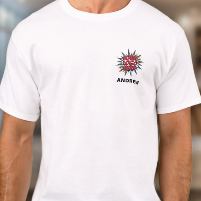 Employee Name and Logo Upload Template -  T-Shirt (Creator Uploaded)