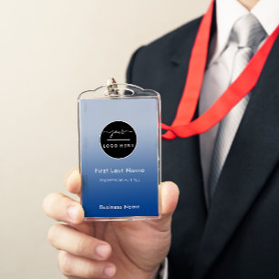 Employee Name Badge Custom Business Logo Staff Tag ID Badge