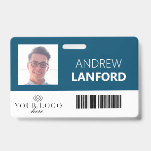 Employee Name Badge   Custom Logo and Colour ID Badge