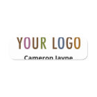 Employee Name Tag Custom Logo Magnetic Plastic