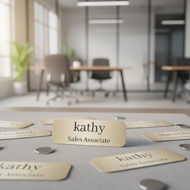 Employee Name Tag | Personalized Badge (Creator Uploaded)