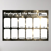 employee of the month 4x6 photo recognition displa