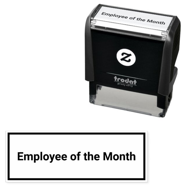 Employee of the Month Business Self-inking Stamp (In Situ)