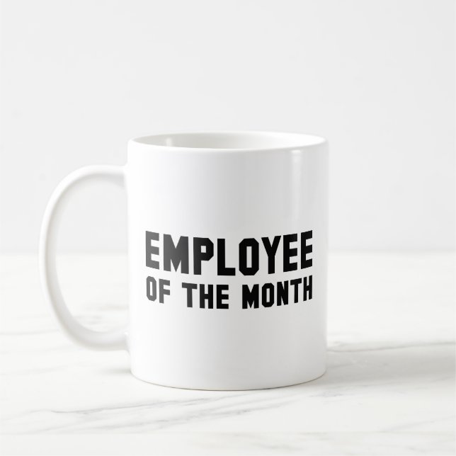Employee Of The Month Coffee Mug (Left)
