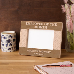 Employee of the Month Etched Frames