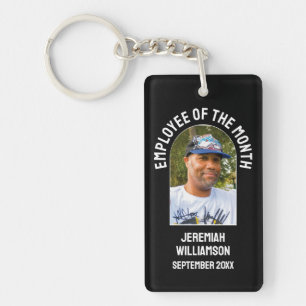 EMPLOYEE OF THE MONTH Photo CoWorker Appreciation Key Ring