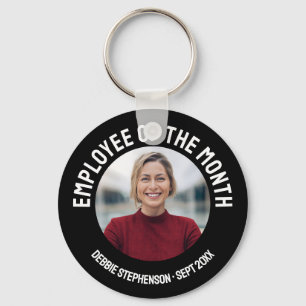 EMPLOYEE OF THE MONTH Photo CoWorker Appreciation Key Ring