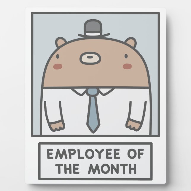 Employee Of The Month Plaque (Front)