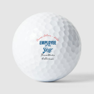 Employee of the Year Custom Business Recognition Golf Balls