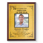 Employee of the Year Custom Photo | gold & black