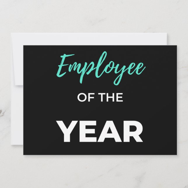 Employee Of The Year Holiday Card (Front)