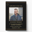 Employee Of The Year Photo Gold Custom Awards 