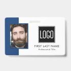 Employee Office ID | Blue Logo Photo