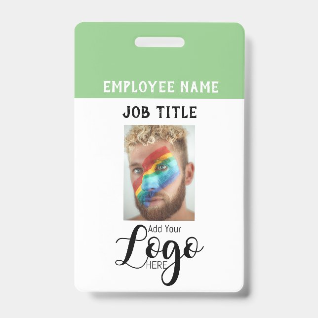 Employee Pass - Photo pass-  Name ID Badge (Front)