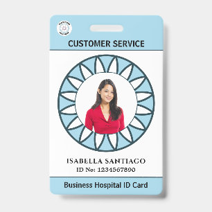 Employee Photo Business Hospital ID Card Custom  Badge