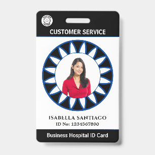 Employee Photo Business Hospital ID Card Custom Badge