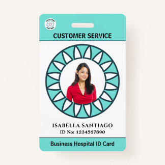 Employee Photo Business Hospital ID Card Custom ID Badge
