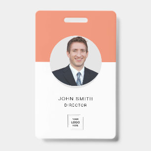 Employee Photo Business Identity Design ID Badge