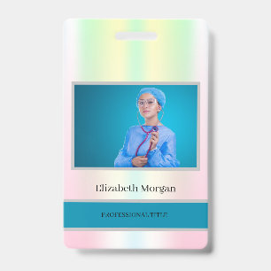 Employee Photo Holographic ID Badge