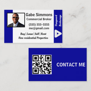 Employee Photo ID Business Card