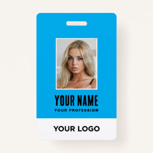 Employee Photo ID Company Bold Security Badge ID Badge