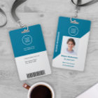 Employee Photo ID Company logo  Barcode Security