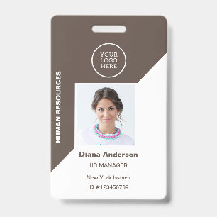 Employee Photo ID Company logo Security Badge