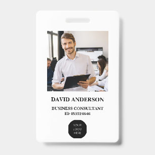  Employee Photo ID Company Security Badge